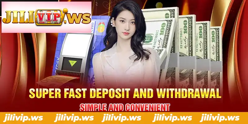 SUPER FAST DEPOSIT AND WITHDRAWAL SIMPLE AND CONVENIENT